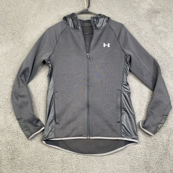 Under Armour Jacket Womens DFO Small ColdGear Storm Hooded Full Zip - Picture 1 of 16